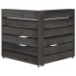 vidaXL 12-tlg. Garten-Lounge-Set Grau Imprägniertes Kiefernholz vidaXL 12-tlg. Garten-Lounge-Set Grau Imprägniertes Kiefernholz