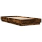 vidaXL Bettgestell Räuchereiche 90x200 cm Holzwerkstoff vidaXL Bettgestell Räuchereiche 90x200 cm Holzwerkstoff