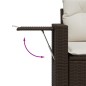 vidaXL 10-tlg. Garten-Sofagarnitur mit Kissen Braun Poly Rattan vidaXL 10-tlg. Garten-Sofagarnitur mit Kissen Braun Poly Rattan