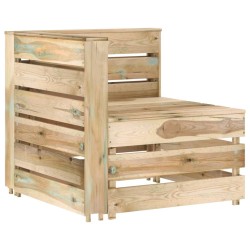 3-tlg. Garten-Lounge-Set Grün Imprägniertes Kiefernholz