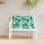 vidaXL Gartenbank-Auflagen 2 Stk. Blattmuster 100x50x7cm Oxford-Gewebe vidaXL Gartenbank-Auflagen 2 Stk. Blattmuster 100x50x7cm Oxford-Gewebe