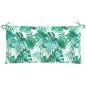 vidaXL Gartenbank-Auflagen 2 Stk. Blattmuster 100x50x7cm Oxford-Gewebe vidaXL Gartenbank-Auflagen 2 Stk. Blattmuster 100x50x7cm Oxford-Gewebe