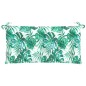vidaXL Gartenbank-Auflage Blattmuster 110x50x7 cm Oxford-Gewebe vidaXL Gartenbank-Auflage Blattmuster 110x50x7 cm Oxford-Gewebe