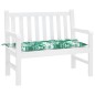 vidaXL Gartenbank-Auflage Blattmuster 110x50x7 cm Oxford-Gewebe vidaXL Gartenbank-Auflage Blattmuster 110x50x7 cm Oxford-Gewebe