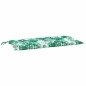 vidaXL Gartenbank-Auflage Blattmuster 110x50x7 cm Oxford-Gewebe vidaXL Gartenbank-Auflage Blattmuster 110x50x7 cm Oxford-Gewebe