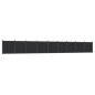vidaXL Zaunelement Grau 1564x186 cm WPC vidaXL Zaunelement Grau 1564x186 cm WPC