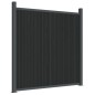 vidaXL Zaunelement Grau 1564x186 cm WPC vidaXL Zaunelement Grau 1564x186 cm WPC