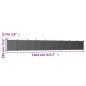 vidaXL Zaunelement Grau 1564x186 cm WPC vidaXL Zaunelement Grau 1564x186 cm WPC