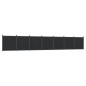 vidaXL Zaunelement Grau 1218x186 cm WPC vidaXL Zaunelement Grau 1218x186 cm WPC