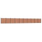 vidaXL Zaunelement Braun 1737x186 cm WPC vidaXL Zaunelement Braun 1737x186 cm WPC