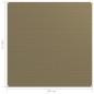 vidaXL Zeltteppich 200x200 cm Taupe vidaXL Zeltteppich 200x200 cm Taupe