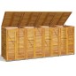 vidaXL Mülltonnenbox für 4 Tonnen 280x89x117 cm Massivholz Akazie vidaXL Mülltonnenbox für 4 Tonnen 280x89x117 cm Massivholz Akazie