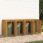 vidaXL Mülltonnenbox für 4 Tonnen 280x89x117 cm Massivholz Akazie vidaXL Mülltonnenbox für 4 Tonnen 280x89x117 cm Massivholz Akazie