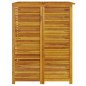 vidaXL Mülltonnenbox für 4 Tonnen 280x89x117 cm Massivholz Akazie vidaXL Mülltonnenbox für 4 Tonnen 280x89x117 cm Massivholz Akazie