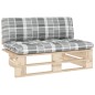 vidaXL Outdoor-Mittelsofa Paletten Imprägniertes Kiefernholz vidaXL Outdoor-Mittelsofa Paletten Imprägniertes Kiefernholz