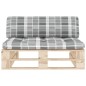 vidaXL Outdoor-Mittelsofa Paletten Imprägniertes Kiefernholz vidaXL Outdoor-Mittelsofa Paletten Imprägniertes Kiefernholz