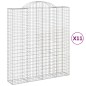 vidaXL Gabionen mit Hochbogen 11Stk. 200x50x220/240cm Verzinktes Eisen vidaXL Gabionen mit Hochbogen 11Stk. 200x50x220/240cm Verzinktes Eisen