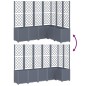 vidaXL Pflanzkübel mit Rankgitter Grau 160x120x140 cm PP vidaXL Pflanzkübel mit Rankgitter Grau 160x120x140 cm PP