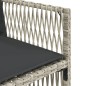 vidaXL 7-tlg. Garten-Essgruppe mit Kissen Hellgrau Poly Rattan vidaXL 7-tlg. Garten-Essgruppe mit Kissen Hellgrau Poly Rattan