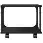 vidaXL Druckerständer 2 Ablagen Schwarz 41x28x33,5 cm Holzwerkstoff vidaXL Druckerständer 2 Ablagen Schwarz 41x28x33,5 cm Holzwerkstoff