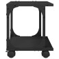 vidaXL Druckerständer 2 Ablagen Schwarz 41x28x33,5 cm Holzwerkstoff vidaXL Druckerständer 2 Ablagen Schwarz 41x28x33,5 cm Holzwerkstoff
