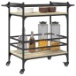 vidaXL Küchenwagen Sonoma-Eiche 82x40x78,5 cm Holzwerkstoff vidaXL Küchenwagen Sonoma-Eiche 82x40x78,5 cm Holzwerkstoff