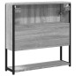 vidaXL Bad-Spiegelschrank Grau Sonoma 60x16x60 cm Holzwerkstoff vidaXL Bad-Spiegelschrank Grau Sonoma 60x16x60 cm Holzwerkstoff