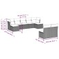vidaXL 9-tlg. Garten-Sofagarnitur mit Kissen Braun Poly Rattan vidaXL 9-tlg. Garten-Sofagarnitur mit Kissen Braun Poly Rattan