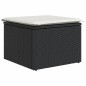 vidaXL 6-tlg. Garten-Sofagarnitur mit Kissen Schwarz Poly Rattan vidaXL 6-tlg. Garten-Sofagarnitur mit Kissen Schwarz Poly Rattan