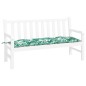 vidaXL Gartenbank-Auflage Blattmuster 150x50x7 cm Oxford-Gewebe vidaXL Gartenbank-Auflage Blattmuster 150x50x7 cm Oxford-Gewebe