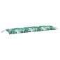 vidaXL Gartenbank-Auflage Blattmuster 150x50x7 cm Oxford-Gewebe vidaXL Gartenbank-Auflage Blattmuster 150x50x7 cm Oxford-Gewebe