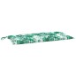 vidaXL Gartenbank-Auflage Blattmuster 100x50x7 cm Oxford-Gewebe vidaXL Gartenbank-Auflage Blattmuster 100x50x7 cm Oxford-Gewebe