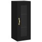 Highboard Schwarz 34,5x34x180 cm Holzwerkstoff Highboard Schwarz 34,5x34x180 cm Holzwerkstoff