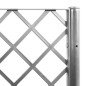 vidaXL Pflanzkübel mit Rankgitter Hellgrau 120x40x142 cm PP vidaXL Pflanzkübel mit Rankgitter Hellgrau 120x40x142 cm PP