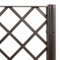 vidaXL Pflanzkübel mit Rankgitter Braun 80x40x142 cm PP vidaXL Pflanzkübel mit Rankgitter Braun 80x40x142 cm PP