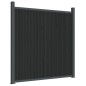 vidaXL Zaunelement Grau 872x186 cm WPC vidaXL Zaunelement Grau 872x186 cm WPC