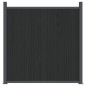 vidaXL Zaunelement Grau 872x186 cm WPC vidaXL Zaunelement Grau 872x186 cm WPC