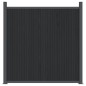 vidaXL Zaunelement Grau 1737x186 cm WPC vidaXL Zaunelement Grau 1737x186 cm WPC