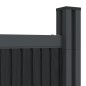 vidaXL Zaunelement Grau 1737x186 cm WPC vidaXL Zaunelement Grau 1737x186 cm WPC