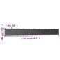 vidaXL Zaunelement Grau 1737x186 cm WPC vidaXL Zaunelement Grau 1737x186 cm WPC