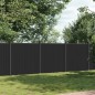 vidaXL Zaunelement Grau 526x186 cm WPC vidaXL Zaunelement Grau 526x186 cm WPC