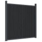 vidaXL Zaunelement Grau 526x186 cm WPC vidaXL Zaunelement Grau 526x186 cm WPC