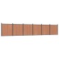 vidaXL Zaunelement Braun 1045x186 cm WPC vidaXL Zaunelement Braun 1045x186 cm WPC