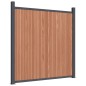 vidaXL Zaunelement Braun 1045x186 cm WPC vidaXL Zaunelement Braun 1045x186 cm WPC