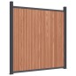 vidaXL Zaunelement Braun 1045x186 cm WPC vidaXL Zaunelement Braun 1045x186 cm WPC
