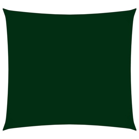 vidaXL Sonnensegel Oxford-Gewebe Quadratisch 7x7 m Dunkelgrün
