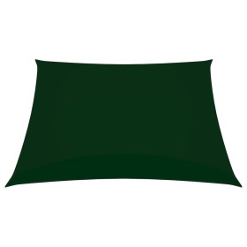 vidaXL Sonnensegel Oxford-Gewebe Quadratisch 7x7 m Dunkelgrün