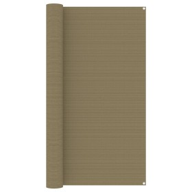 vidaXL Zeltteppich 200x400 cm Taupe