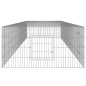 vidaXL Kaninchenkäfig 4 Paneele 433x109x54 cm Verzinktes Eisen vidaXL Kaninchenkäfig 4 Paneele 433x109x54 cm Verzinktes Eisen