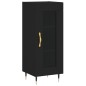 Highboard Schwarz 34,5x34x180 cm Holzwerkstoff Highboard Schwarz 34,5x34x180 cm Holzwerkstoff